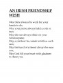 Icon of Irish Friendship Wish